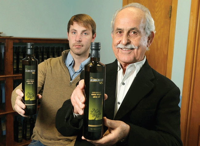 My Greek Orchard extra virgin olive oil, Jimmy Pappas