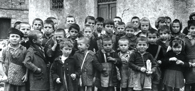 Children in Greece during WWII.