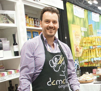 Summer Fancy Food Show 2018: Demetra Organic, Astoria, NY: Evangelos Syllaios, Owner.