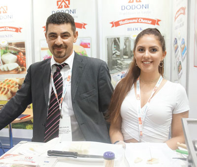 Summer Fancy Food Show 2018: Dodoni, Limassol, Cyprus: Antonis Phialas Commercial Manager, Stephanie Savarese.