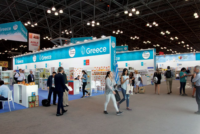 Summer Fancy Food Show 2018, Greek Pavilion.