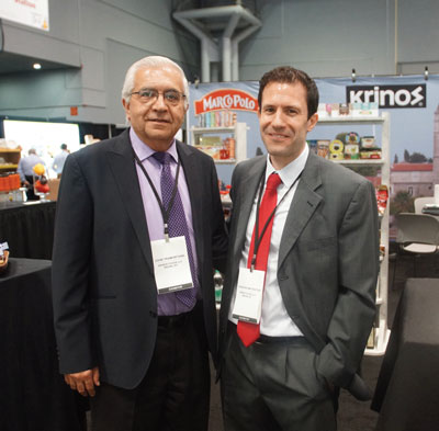 Summer Fancy Food Show 2018: Krinos Foods: John Tramontana Manager & Operations, and Thanassis Matsiotas Sales Manager.